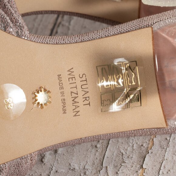 Stuart Weitzman Ruche 75 Slide Heels for Women Slip-on Style Comfortable Size 8B - Picture 16 of 16